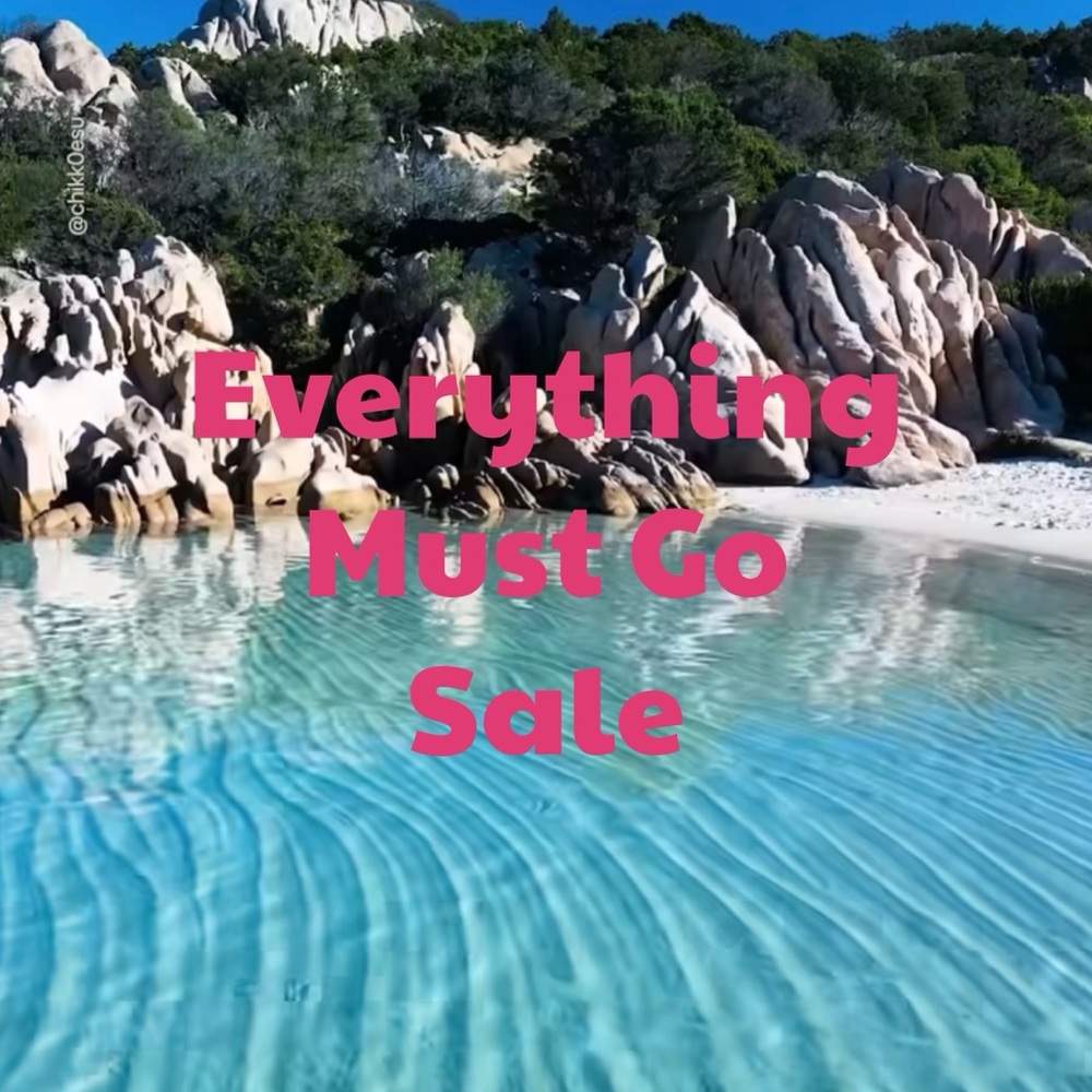 Everything must go sale